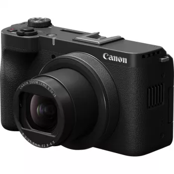 Compact camera Canon PowerShot V1 Premium Vlogger Kit — 22.3 MP, 1/4 inch CMOS, 4K UHD, 3.1x optical zoom, 3 inch touchscreen, Black