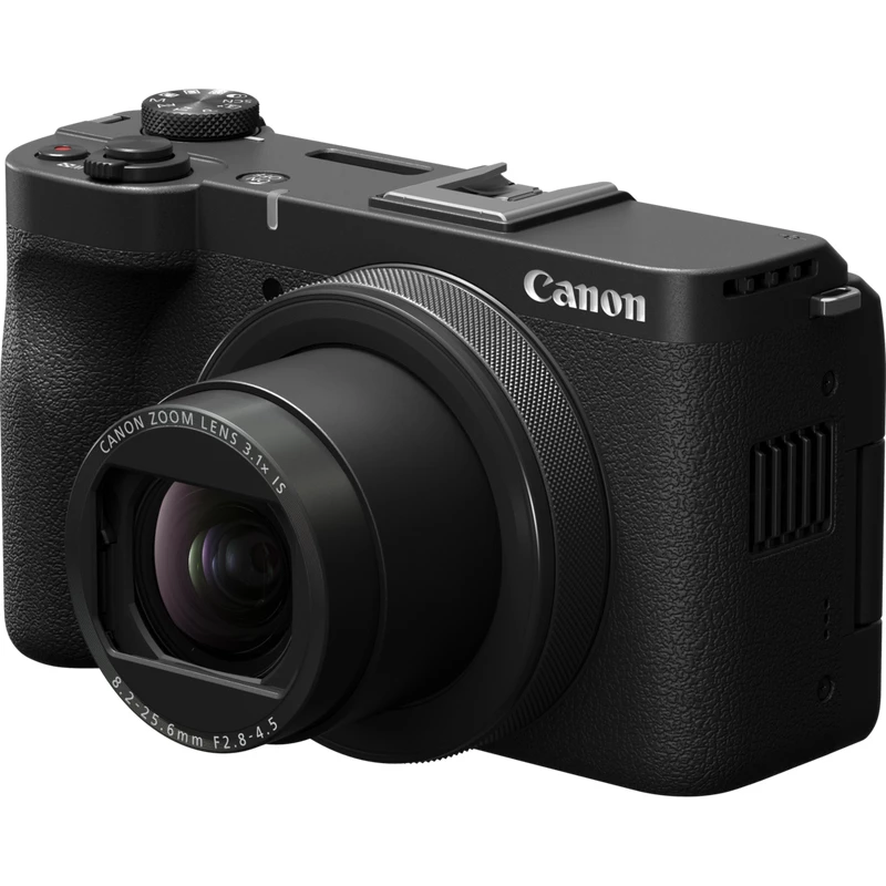 Compact camera Canon PowerShot V1 Premium Vlogger Kit — 22.3 MP, 1/4 inch CMOS, 4K UHD, 3.1x optical zoom, 3 inch touchscreen, Black