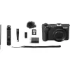 Compact camera Canon PowerShot V1 Premium Vlogger Kit — 22.3 MP, 1/4 inch CMOS, 4K UHD, 3.1x optical zoom, 3 inch touchscreen, Black