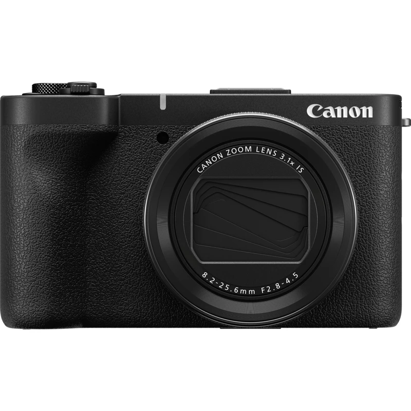 Compact camera Canon PowerShot V1 Premium Vlogger Kit — 22.3 MP, 1/4 inch CMOS, 4K UHD, 3.1x optical zoom, 3 inch touchscreen, Black