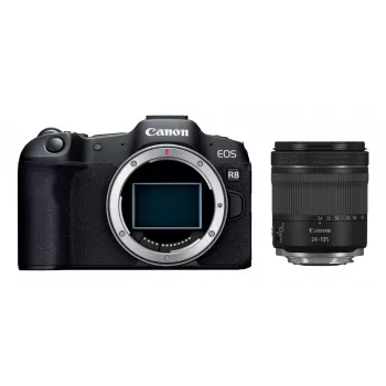 Canon EOS R8 + RF 24-105mm F4-7.1 IS STM MILC 24.2 MP CMOS 6000 x 4000 pixels Black
