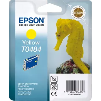 Epson Seahorse Singlepack Yellow T0484, Yellow, Pigment-based ink, 1 pc(s)