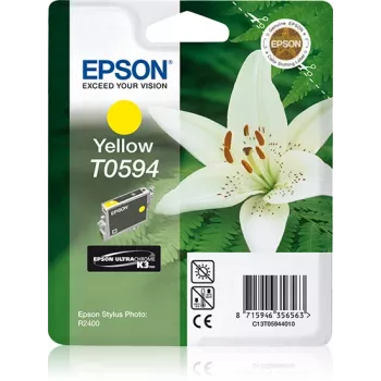 Epson Lily Singlepack Yellow T0594 UltraChrome K3, Yellow, Pigment-based ink, 1 pc(s)