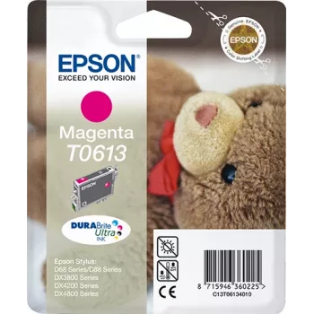 Epson Teddybear Singlepack Magenta T0613 DURABrite Ultra Ink