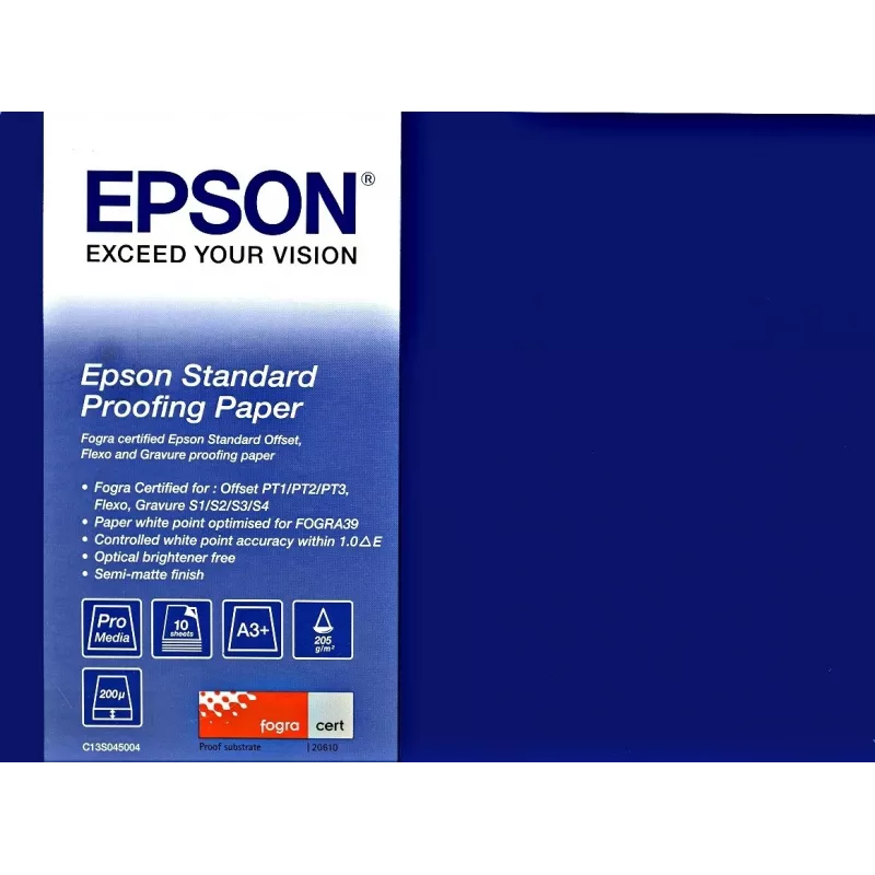 Epson Standard Proofing Paper 240, 24 inch x 30,5 m, 30.5 m, 61 cm, Semi-matte, 205 g/m²