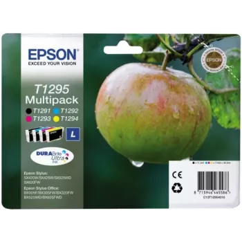 Epson Apple Multipack 4-colours T1295 DURABrite Ultra Ink, Black, Cyan, Magenta, Yellow, 1 pc(s), Multi pack