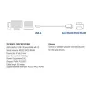 ACT 0.6 meters USB to serial adapter, Black, 0.6 m, USB Type-A, DB-9, Male, Male