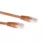 ACT Brown 0.5 meter U/UTP CAT6A patch cable with RJ45 connectors