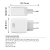 ACT USB-C Charger 65W 2-port with Power Delivery PPS and GaNFast