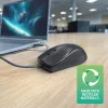 ACT Wired full-size optical mouse 1000 DPI, silent click, eco-friendly, made from recycled materials