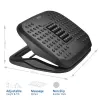 ACT Ergonomic Height Adjustable Footrest with Massage Rollers