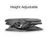 ACT Ergonomic Height Adjustable Footrest with Massage Rollers
