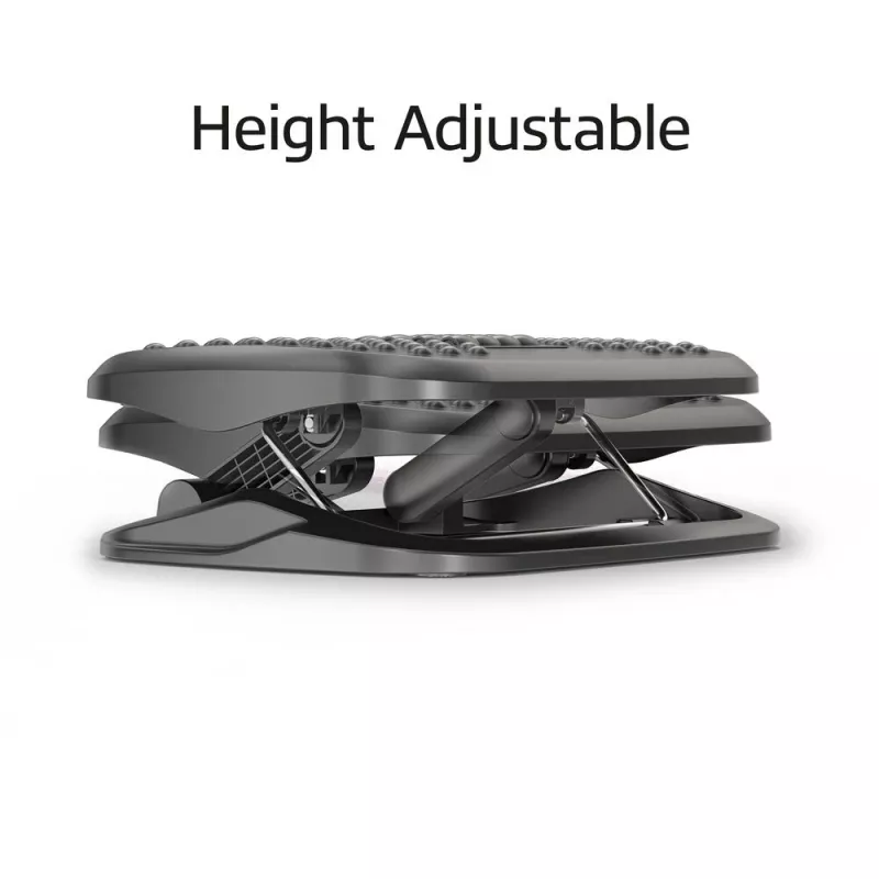 ACT Ergonomic Height Adjustable Footrest with Massage Rollers