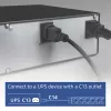 Power distribution unit ACT PD3004 19 inch C14 IEC60320 with 8 Type F sockets, 3 m H05VV-F 3G1.0, 230 V 10 A