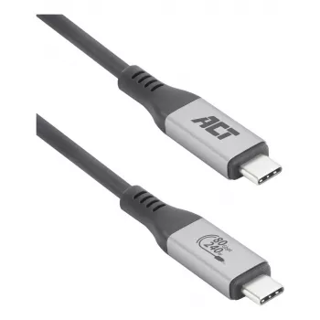 ACT USB4 80Gbps Thunderbolt 5 cable 240W USB Type-C, USB-IF certified, 1.5 meters