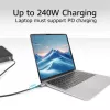 ACT USB4 80Gbps Thunderbolt 5 cable 240W USB Type-C, USB-IF certified, 1.5 meters