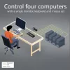 ACT 4-Port DisplayPort 4K@60Hz KVM switch