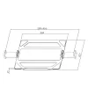 ACT Universal laptop tray for monitor arms, Black, Steel, 29.5 cm (11.6 inch), 43.9 cm (17.3 inch), 9 kg, 75 x 75 mm