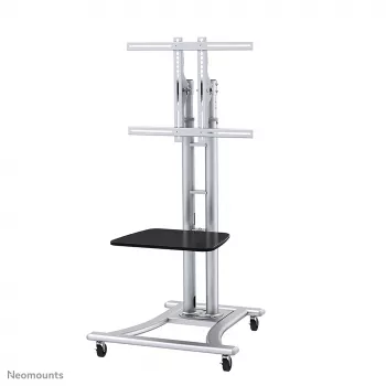 Neomounts PLASMA-M1800E TV trolley 27-70 inch, Silver, Portable floor stand, Steel, 50 kg, 68.6 cm (27 inch), 177.8 cm (70 inch)