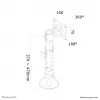 Neomounts FPMA-D025SILVER Monitor arm 10-30 inch - tiltable