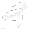 Neomounts FPMA-D935DG Monitor arm 10-27 inch