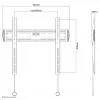 Neomounts NM-W340BLACK TV mount wall 32-55 inch - ultra-flat