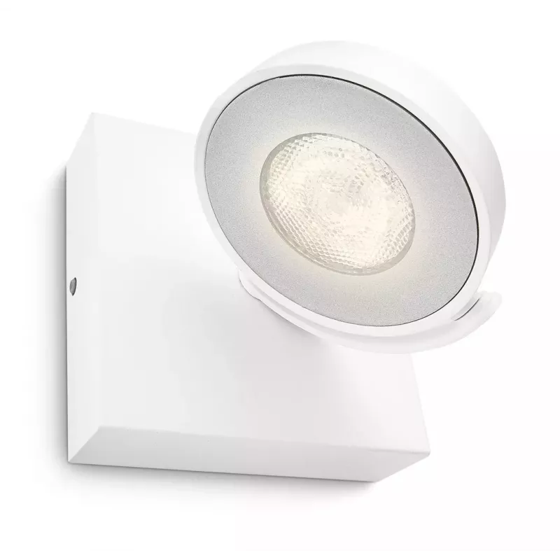 Surfaced LED Spotlight Signify Philips Dimmable Clockwork 6.5W, 500 lm, 2700 K, IP20, White