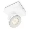 Surfaced LED Spotlight Signify Philips Dimmable Clockwork 6.5W, 500 lm, 2700 K, IP20, White