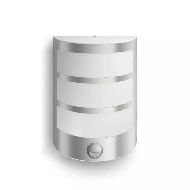 Outdoor wall light Philips myGarden Python 5.5W LED, stainless steel/white, IR sensor, 220–240V