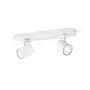 Surfaced lighting spot Philips myLiving 5309231P0, GU10 LED 7 W, 2700K, 255 lm, 2-bulb, dimmable, white