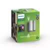 Philips myGarden Buxus Wall Light 4.5W, Outdoor wall lighting, Stainless steel, Metal, IP44, Patio, Garden, I