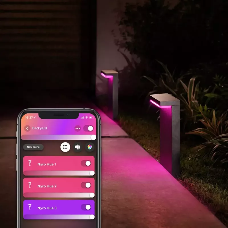 Philips Hue White and colour ambience Nyro Outdoor pedestal