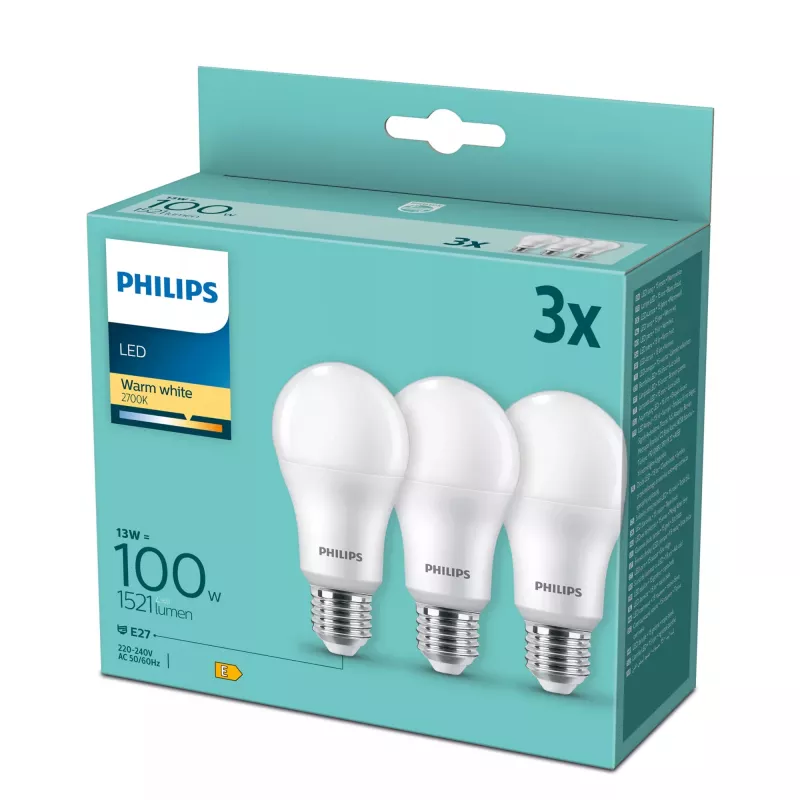 Philips LED bulb Warm white 2700 K 14 W E27 E