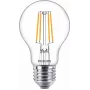 Philips Filament Bulb Clear 40W A60 E27 x2, 4.3 W, 40 W, E27, 470 lm, 15000 h, Warm white