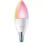 Smart bulb WiZ Candle 40 W C37 E14 Wi-Fi White Energy Class F