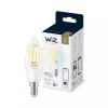 Smart bulb WiZ Filament Candle clear 4.9W C35 E14 Wi-Fi White