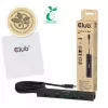 USB-C to HDMI Hub CLUB3D 7-1 — wired, Gigabit Ethernet, black, 136×34×94.5 mm