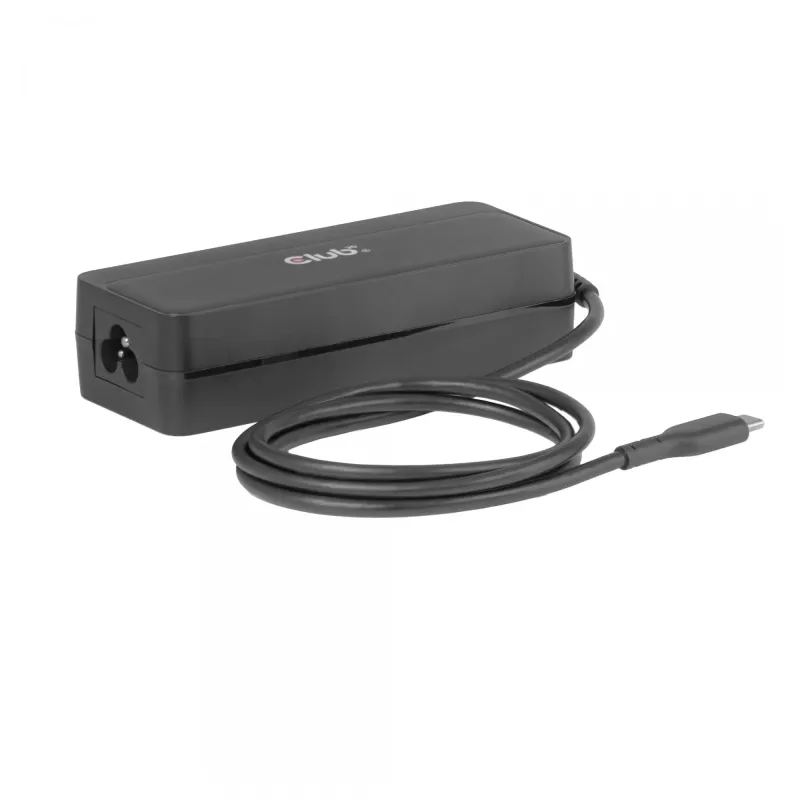 USB-C Laptop Charger CLUB 3D 140W, AC power, universal compatibility, 1 m cable, black
