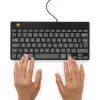 R-Go Tools Ergonomic keyboard R-Go Compact Break, compact keyboard with break software, QWERTY (UK), wired, black