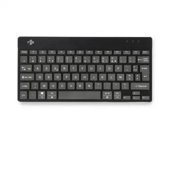 R-Go Tools Ergonomic keyboard R-Go Compact Break, compact keyboard with break software, AZERTY (FR), Bluetooth, black