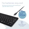 R-Go Tools Ergonomic keyboard R-Go Compact Break, compact keyboard with break software, AZERTY (FR), Bluetooth, black