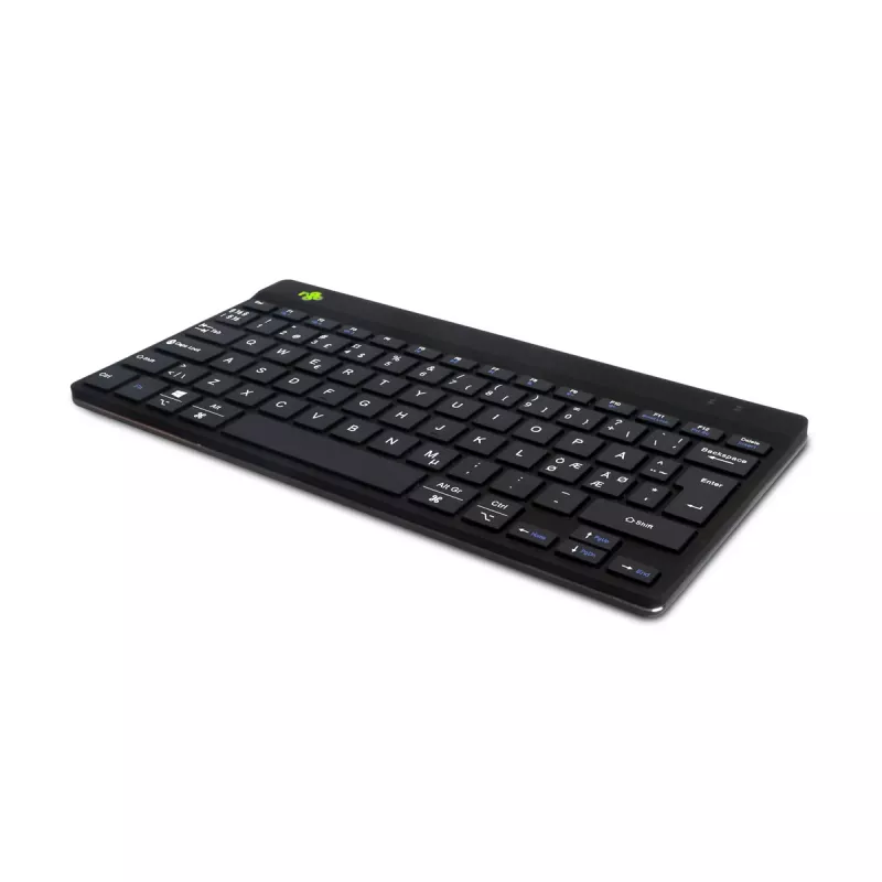 R-Go Tools Ergonomic keyboard R-Go Compact Break, compact keyboard with break software, QWERTY (NORDIC), Bluetooth, black