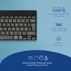 R-Go Tools Ergonomic keyboard R-Go Compact Break, compact keyboard with break software, QWERTY (NORDIC), Bluetooth, black
