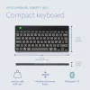 R-Go Tools Ergonomic keyboard R-Go Compact Break, compact keyboard with break software, QWERTY (NORDIC), Bluetooth, black