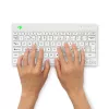 R-Go Tools Ergonomic keyboard R-Go Compact Break, compact keyboard with break software, QWERTY (NORDIC), Bluetooth, white