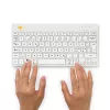 R-Go Tools Ergonomic keyboard R-Go Compact Break, compact keyboard with break software, QWERTY (NORDIC), Bluetooth, white