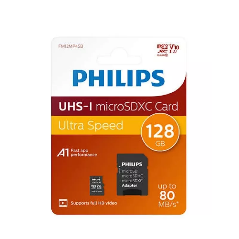 Philips FM12MP45B/00 memory card 128 GB MicroSDXC UHS-I Class 10