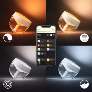 Smart table lamp Philips Hue White and colour ambience Iris