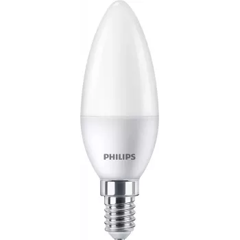 Philips Candle & Lustre, 4.9 W, 40 W, E14, 470 lm, 15000 h, Warm white