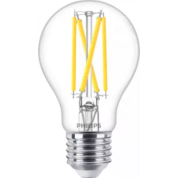 Philips Filament Bulb Clear 60W A60 E27, 5.9 W, 60 W, E27, 806 lm, 15000 h, Warm glow